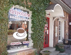 Dripolator Coffe House in downtown Black Mountain NC