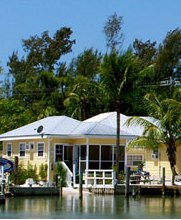 Cottages on the bay at Sanibel Island FL
