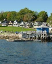 Vacation cottages at Bayside, Maine