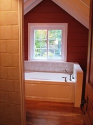 Bath in Norris cottage