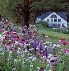 Butterfly Garden at White Flower Farm can serve as a pattern for your own cottage garden.