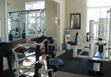 Fitness studio in Sullivans Island cottage