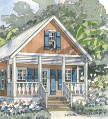Plans for Mango Cottage from Seacoast Cottages
